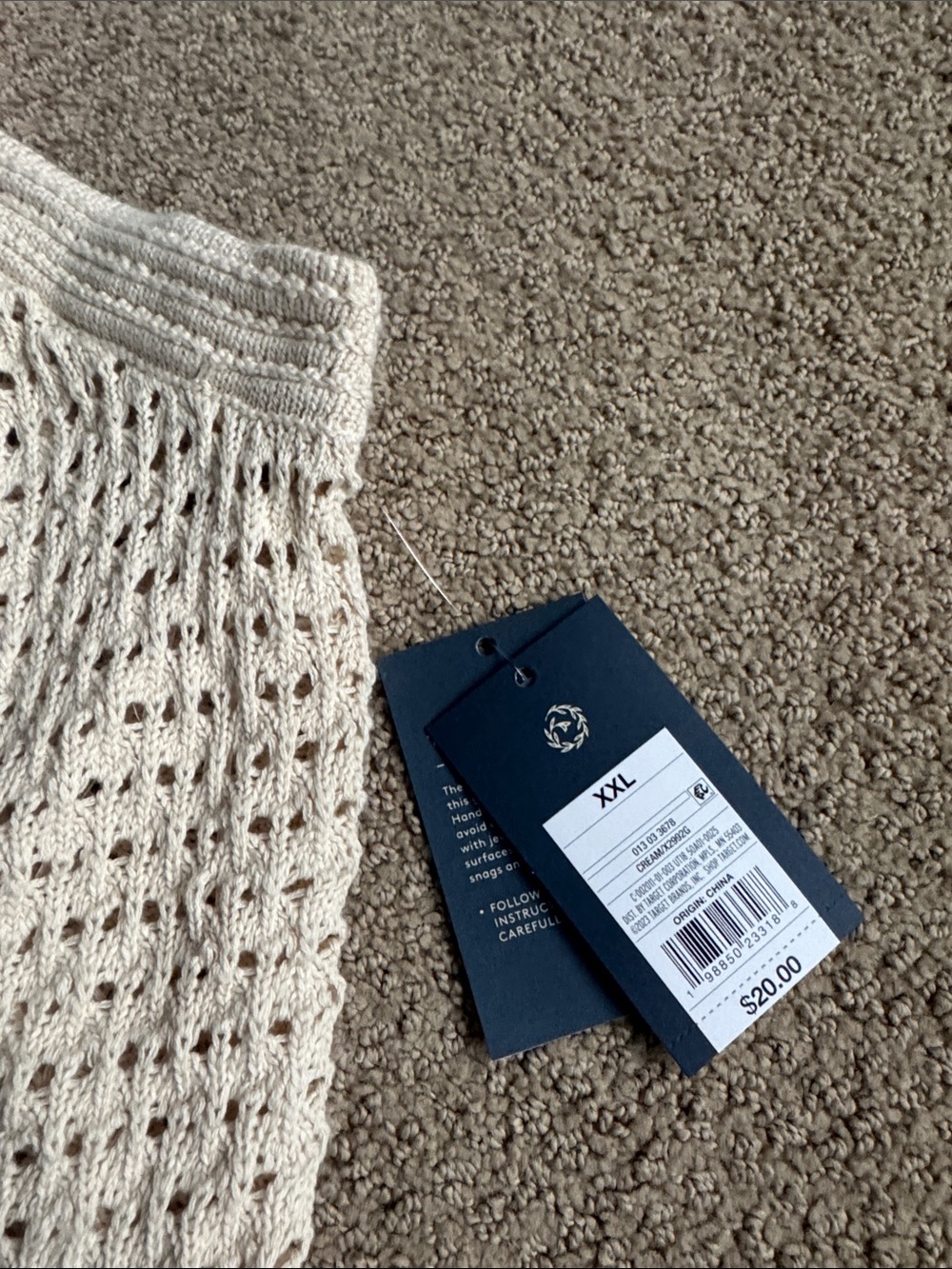 T68 NWT Universal Thread Women's Openwork Sweater Tank - ™ Size: XXL - Picture 3 of 5